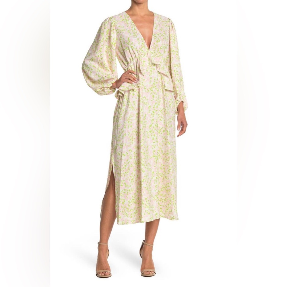 Topshop ruffle floral print maternity dress | Size 8 | NWT